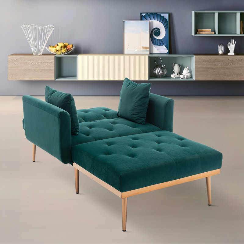 Chair and a half velvet hotsell